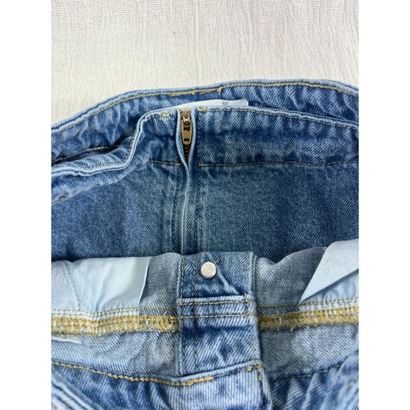 2- Altar'd State Raleigh Layered Lace Shorts Womens XS Denim Mini Academia Boho‎ - Picture 3 of 14